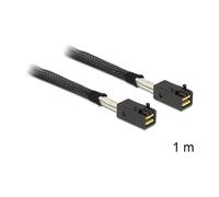 DeLOCK Cable Mini SAS HD SFF-8643 Macho a Macho 1 Metro Negro - Ref. 84733080
