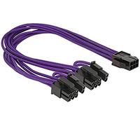DeLOCK cable Power PCIe 6 pin Bu > 2 x 8 pin St 30 cm - 83704