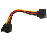 DeLOCK Cable Power SATA 15pin > 2X SATA HDD - Straight 0,15 m - Cables de alimen