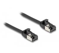 Delock cable rj45 macho a macho cat.8.1 flexible 2 m negro