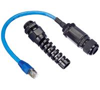 Delock Cable RJ45 macho a RJ45 hembra Cat 6 impermeable