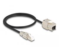 Delock cable rj45 macho montaje en campo a módulo keystone rj45 hembr
