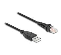 Delock Cable RJ50 a USB 2.0 Tipo A para escáner de código de Barras, 1,5 m