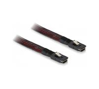 DeLOCK Cable SAS SFF-8087 a SFF-8087 Macho/Macho, 1 metro, Negro y Rojo