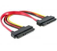Delock cable sata 22pin / 22pin fm, 0.2m cable de sata 0,2 m sata 22-p