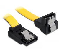 Delock - cable sata arriba/abajo (6 gb/s, 50 cm), color amarillo