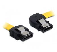 DeLock - Cable SATA Arriba/Abajo (6 GB/s, 50 cm), Color Amarillo