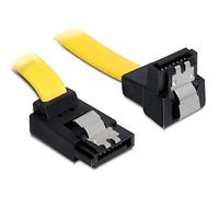 DeLOCK - Cable SATA Arriba/Abajo (6 GB/s, 70 cm), Color Amarillo