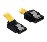 Delock Cable SATA de 3 Gb/s recto en ángulo superior 20 cm amarillo