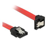Delock Cable SATA SATA III -> SATA down macho a macho, 0,50 m, color rojo