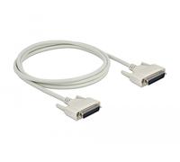 Delock cable serie d-sub 25 macho a macho 2 m