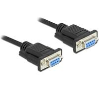 Delock Cable serie RS-232 D-Sub 9 hembra a hembra módem cero 10 m