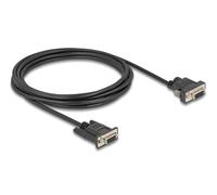 Delock cable serie rs-232 d-sub9 hembra to d-sub9 hembra conexión de