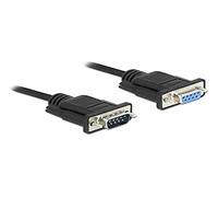 DeLock Cable serie 86584 – RS-232 Sub-D9 macho a hembra 3 m