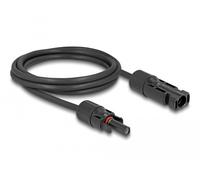Delock cable solar dl4 6 mm² macho a hembra 3 m negro