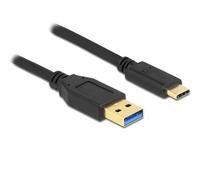 Delock cable superspeed usb (usb 3.2 gen 2) tipo-a a usb type-c de 3 m