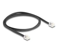 Delock cable telefónico de rj11 macho a rj11 macho negro 1 m