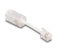Delock cable telefónico rj10 macho a rj10 hembra con cable de conexi?