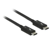 DeLock cable Thunderbolt 3 USB-C to male USB-C, black black Black 2m