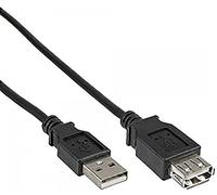 DeLock - Cable USB 2.0 A macho a USB 2.0 A hembra, 0,5 m, color negro