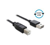 Cable USB DeLOCK 1 m USB 2.0 A - B Macho/Macho Negro