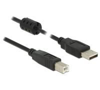 Delock 3m, usb 2.0-a/usb 2.0-b cable usb usb a usb b negro