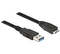DELOCK 85071 - Cable USB 3.0, conector macho a a conector macho Micro B, 0,5 m