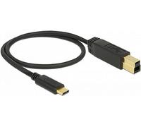 Delock Cable USB 3.1 Gen2 C > B 0.5m Negro