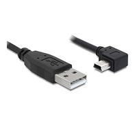 DeLock - Cable USB a Mini USB 5-Pin (5 m), Color Negro