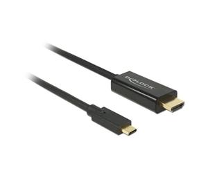 Delock cable USB Tipo-C a HDMI, 4K 60 Hz 3m, negro