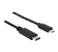 DELOCK 83602 - Cable USB 2.0, conector C a conector Micro B, 1 m