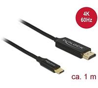 Delock cable usb type-c macho a hdmi-a macho dp-alt mode 4k 60hz 1m