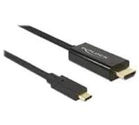 Cable Delock de USB Type-C a HDMI, 4K 60 Hz, 2 m, negro