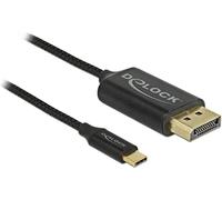 DeLock Cable USB Type-C a DisplayPort macho – Modo Alt 4K, 60 Hz, 1 m