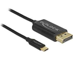 Delock Cable USB Type-C Macho > DP Macho DP (Modo Alt 4K, 60 Hz, 1 m)