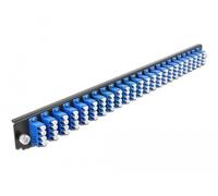 Delock caja de empalme panel frontal 24 puertos lc quad azul de 19?