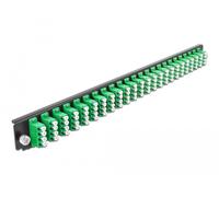 Delock caja de empalme panel frontal 24 puertos lc quad verde de 19?