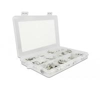 DELOCK Caja de Engarce 48 Piezas 50 Ohm con Conectores BNC, TNC y N Marca