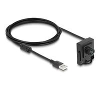 DeLOCK Cámara USB 2.0 de 2,1 megapíxeles y 100° de Enfoque Fijo