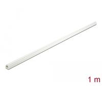 Delock canaleta para cables (10 x 10 mm, 1 m), color blanco