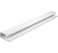 DeLOCK Canaleta para Cables para Montaje bajo Mesa, 57 x 25 mm, Longitud 400 mm, 2 Unidades, Color Blanco