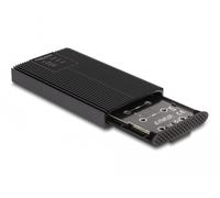 DELOCK 42022 - Carcasa externa para 2 SSD M.2 NVMe con USB 3.2