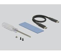 Delock carcasa externa usb 3.1 para m.2 nvme, 2280, 2260, 2242 y 2230,