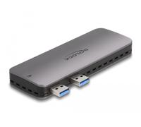 Delock carcasa usb 3.2 gen 2 para playstation5 con ranura m.2 nvme - s