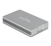 Delock carcasa usb4 40 gbps para 1 x ssd m.2 nvme - sin herramientas
