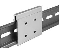 DeLock Clip de Montaje de Aluminio para Carril de Sombrero.