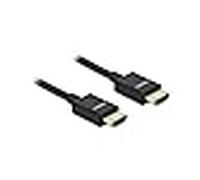Cable HDMI 2 m DeLOCK 8K 60 Hz 48 Gbps negro chapado en oro