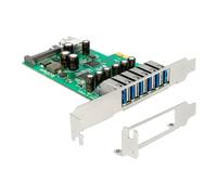 Delock Compatible PCI Express Card > 6 x Extern + 1 x Intern USB 3.0 - USB-Adapter - PCIe 2.0 - USB 3.0 x 7