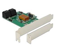 DeLock Tarjeta PCI Express 90382 – Convertidor PCIe x1 a 4 puertos SATA