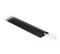 Delock conducto de cables 30 x 8 mm - longitud 1 m negro
